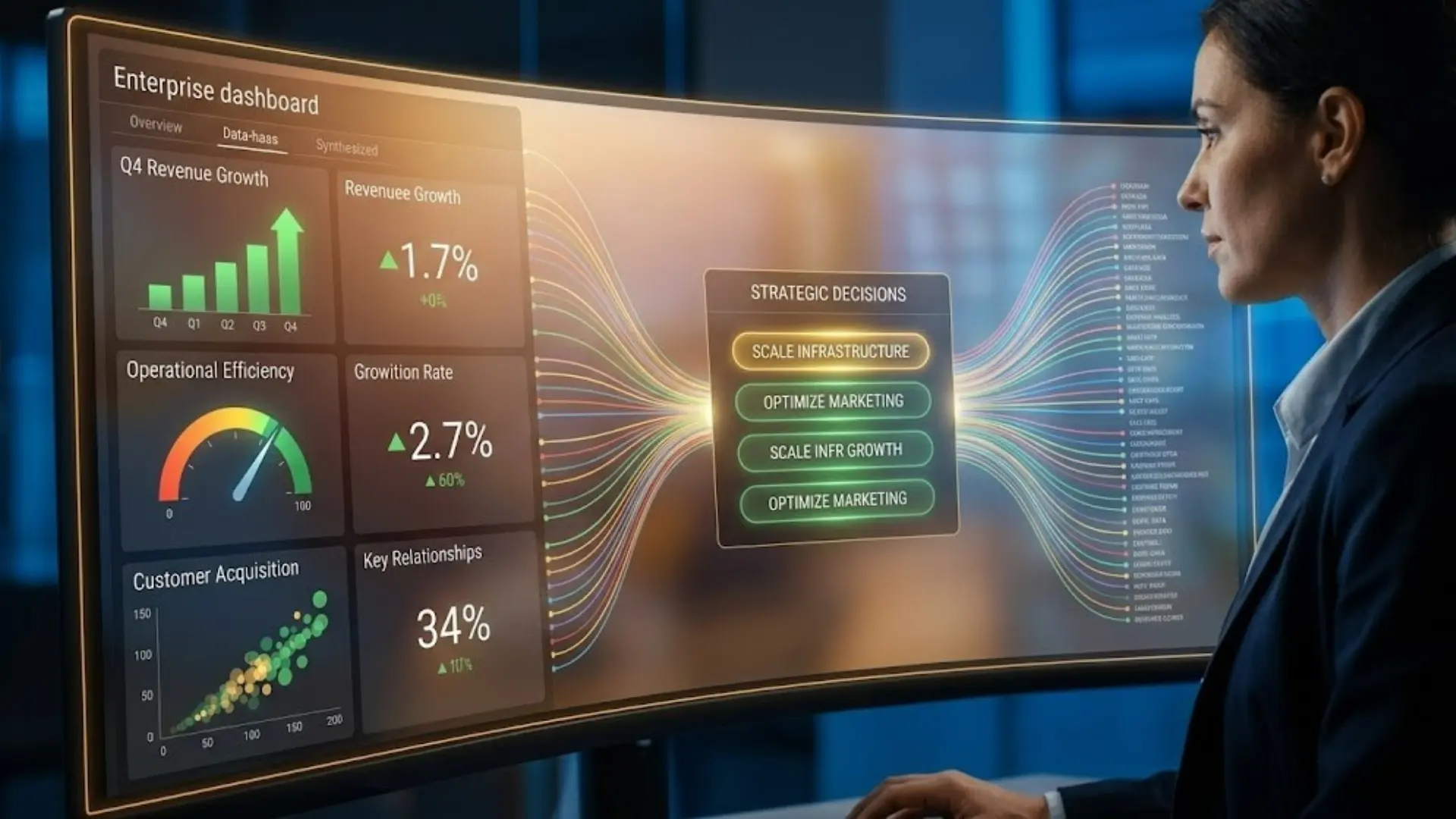 Dashboards Ejecutivos: De Datos Crudos a Decisiones